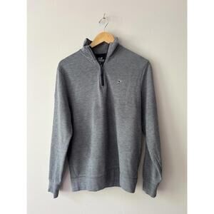 Vineyard Vines Men’s Quarter Zip Performance Pullover Navy Blue‎ Size Small